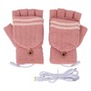 Heated Mitten Gloves Double Sided Heating Promote Blood Circulation USB