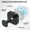 homeasy Pack of 2 Suction Cup Hooks Extra Strong Suction