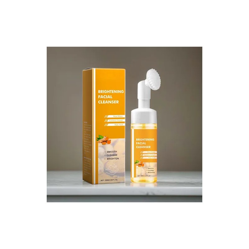 Limpiador Facial De Cúrcuma, Limpieza Profunda E Hidratante