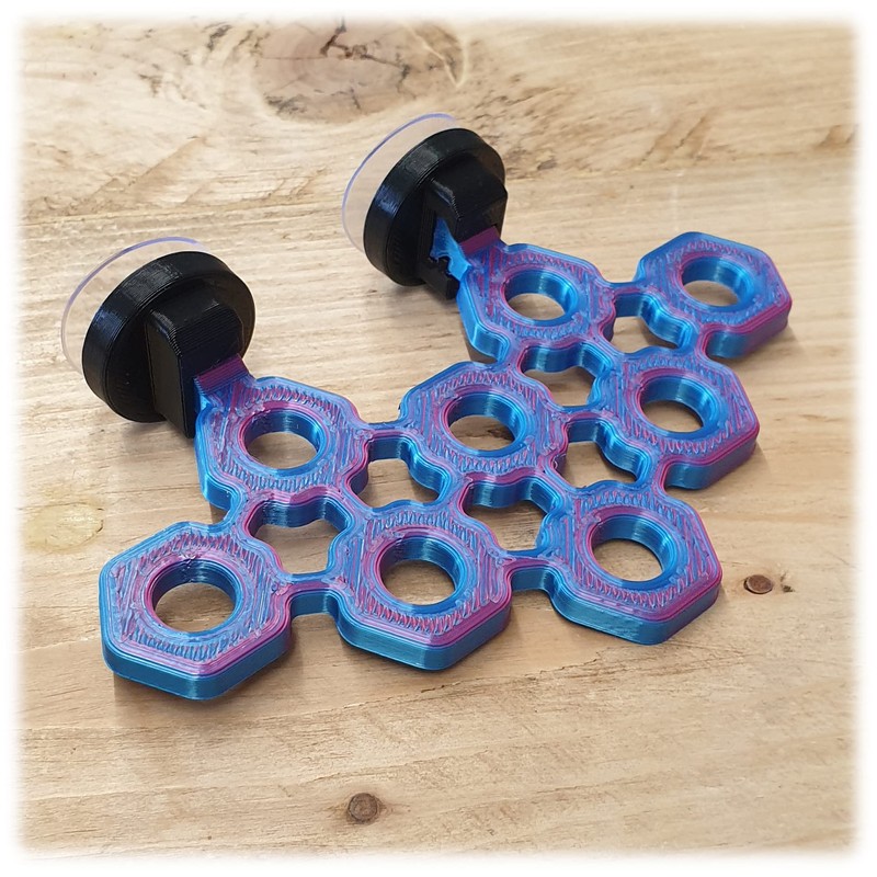 8 Hole Frag Rack Special edition Purple/Blue 2 tone
