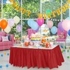 DecorRack Table Skirt, 29 in x 14 ft -BPA Free-