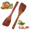 Set of 2 Wooden Spatulas for Cooking, Wooden Spatula Made