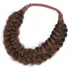 Gledola Messy Synthetic Hair Braided Headband Classic Chunky Wide Braided