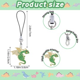BEEFLYING Cute Phone Charms, Kawaii Phone Charms, Aesthetic Y2K Phone Tags for Bag, Keychain, Airpods, Camera, Purse, Decoration