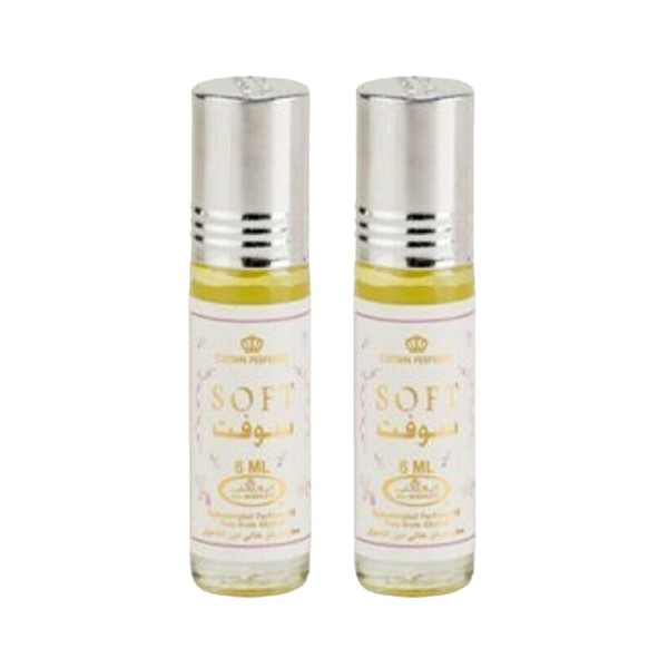 Al-Rehab Soft Concentrated Perfume Rollerball 6 Ml/0.20 Oz (Pack Of