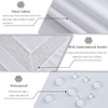 youngseahome Polyester Fabric Tablecloth with Exquisite Embroidery Sheer Border-Waterproof/Wrinkle Resistant-for