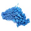 7" 100 Pcs Blue Hang Tag Nylon String Snap Lock