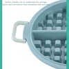 Wisnewth Silicone Waffle Pan Set (2 PSC), 17cm Round Non-Stick