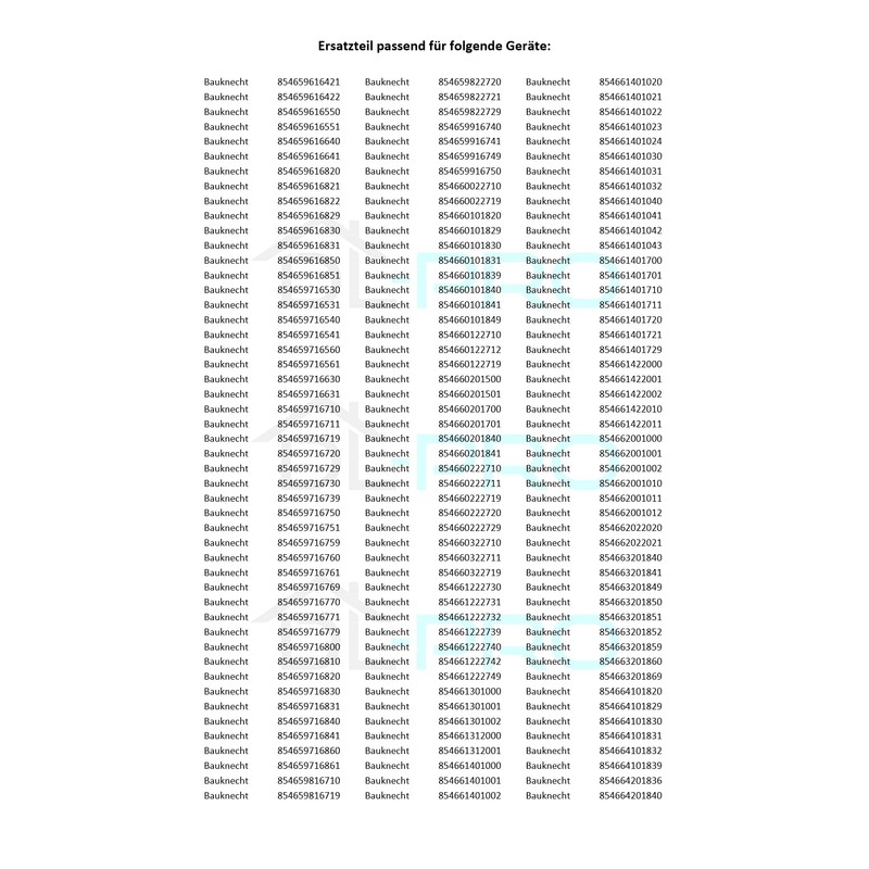 DL-pro RFFV38485 Bottom Gasket 550mm Compatible with Whirlpool Bauknecht 481246668912