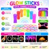 100-Pack Glow Sticks for Party Favors – Connectable Light Up