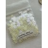 Baby Emma 2007 Winter Snow White Snowflake shape Glitter(Silver