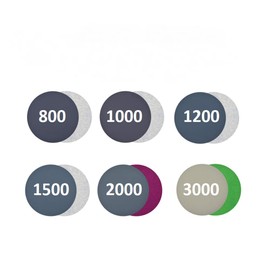 Pack of 30 150 mm Velcro Sanding Discs Wet and Dry Sandpaper Assorted Grit 800/1000/1200/1500/2000/3000