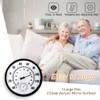 HOBYLUBY Indoor Outdoor Thermometer，Large Wall-Mounted Thermometer with Humidity, Easy to