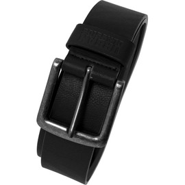 Urban Classics Unisex Imitation Leather Belt for Men and Women, Available in Various Colours, Sizes S to XL, black