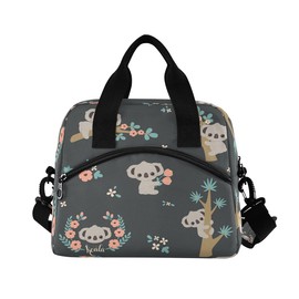 Mnsruu Cute Koala Lunch Bag for Kids Insulated Cooler Lunch Box Large Capacity Lunch Organizer for Boys Girls
