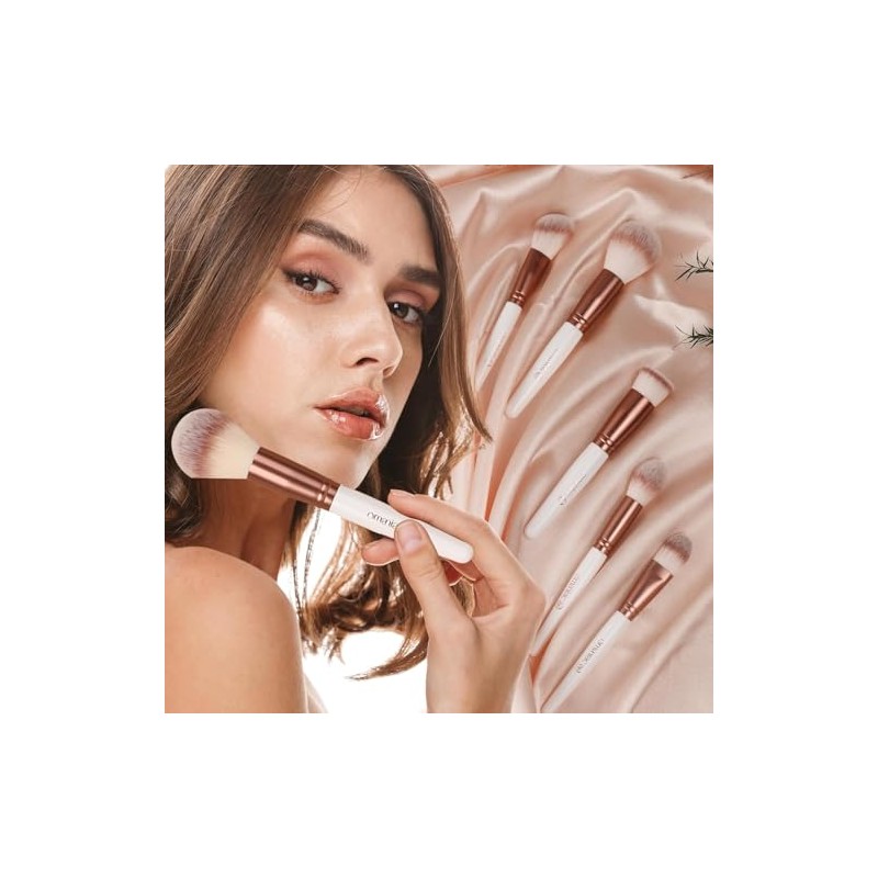OMANIAC Juego De 20 Brochas De Maquillaje Profesionales Para Base,