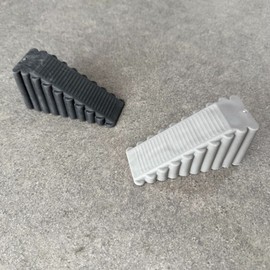 Tall Door Stopper to Prevent Slamming Door Stopper Gray 3ea