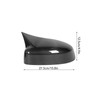 1 Pair Carbon Fiber Ox Horn Rearview Side Glass Mirror