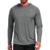 NELEUS Men's Workout Long Sleeve Running Shirts Mesh Fishing Hiking