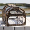 Fauitay pirate treasure chest,Storage Organizer Crystal Jewelry Box Transparent Pirate