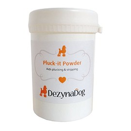 Dezynadog Pluck It Powder for Dogs - Dog Ear Hair Plucking Powder - Hair Stripping Powder for Dogs - Aids Hair Plucking - Effective Stripping & Reduces Pain - Must-Have for Dog Groomers, 90g
