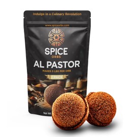 Al Pastor Spice Orbs, Instant Al Pastor Mix, 2 Pack, Made in USA, Just Add Orange Juice and Meat