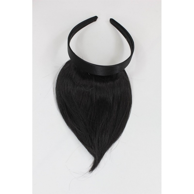 Hair Piece Clip in Bangs Fringe with hair circlet synthetic