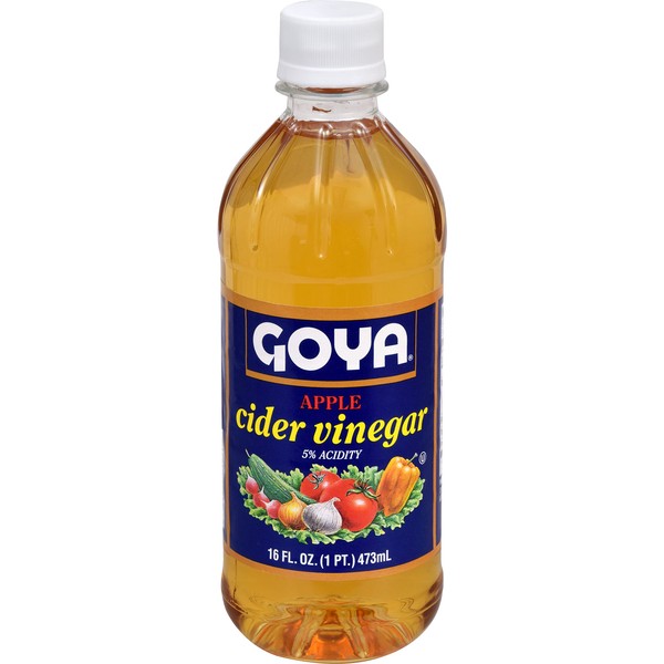 Goya Foods Apple Cider Vinegar, 16 Fluid Ounce (Pack of 24)