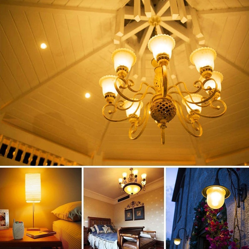 E12 LED Corn Bulbs 12W,3000K Warm White,1200LM,Small Edison Screw Bulbs,100W