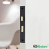 EAI Mortice Bathroom Lock | 61x44mm | Matt Black -