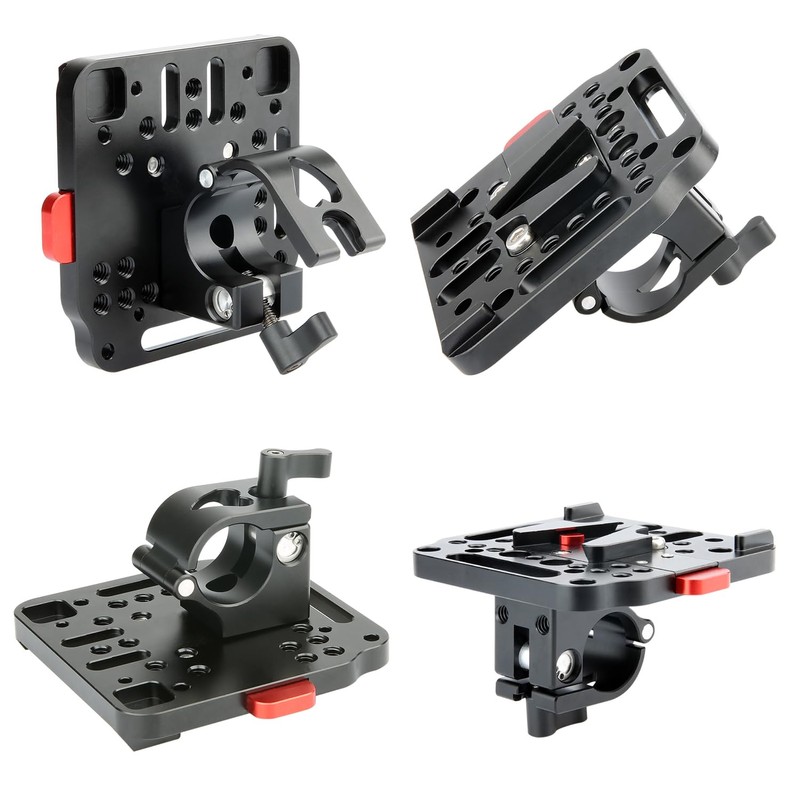 NICEYRIG 25mm Rod Clamp with Quick Release V Lock Assembly