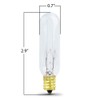 Feit Electric BP15T6-130 15-Watt T6 Tubular Incandescent Bulb with Candelabra