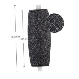 Baluue Professional Roller Heads 4 Pcs Replacement Roller Heads for Electronic Foot File Soft Silky Foot Care