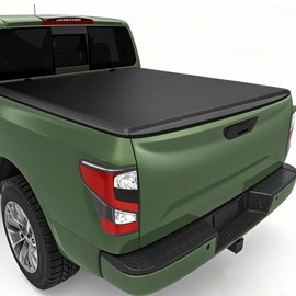 TNMT Soft Roll Up Truck Bed Tonneau Cover Compatible with Nissan Frontier 2005-2025 6.1FT(73.3"),Bed Vinyl