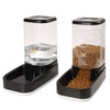 Elevon Automatic Cat Feeder, Gravity Food and Water Dispenser Bowl