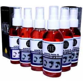 JYE 6 Aceites Jye Cuidado De Barba Y Bigote Fuerza 360ml Jye