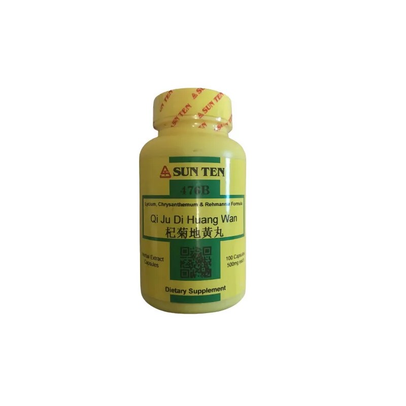 Sun Ten-Lycium, Chrysanthemum & Rehmannia Formula, Capsules/Qi Ju Di Huang