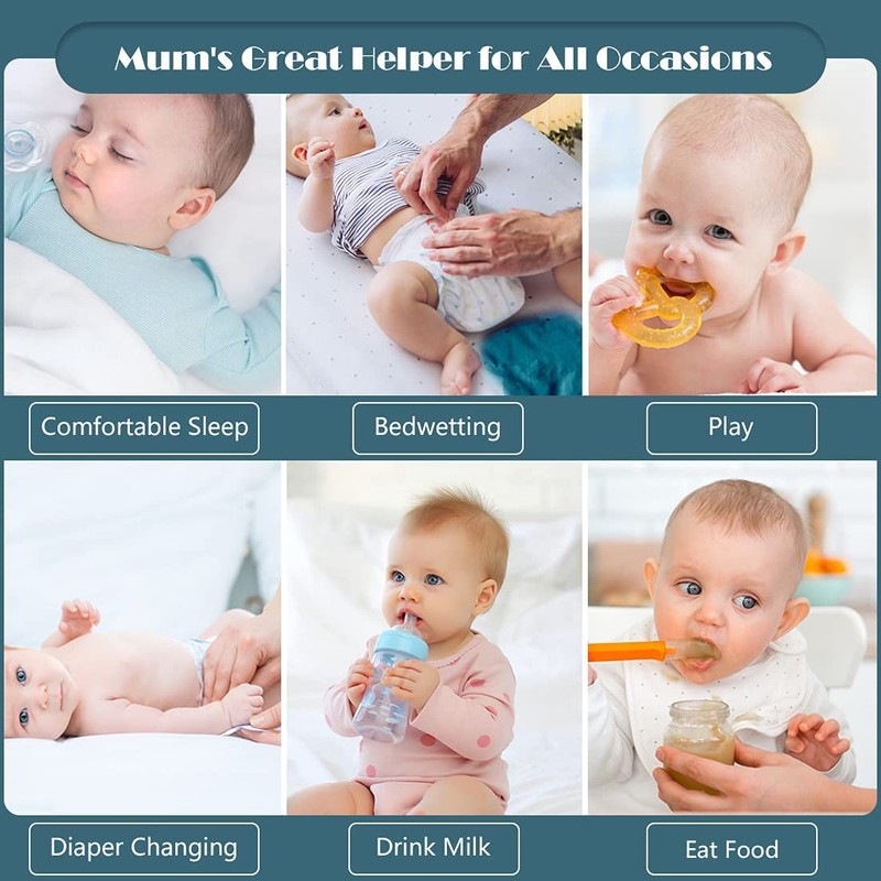 Dudu N Girlie Crib Waterproof Mattress Protector Fitted Sheet, 40cm