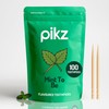 pikz Flavoured Toothpicks – Bold Natural Flavours, Resealable Packs –