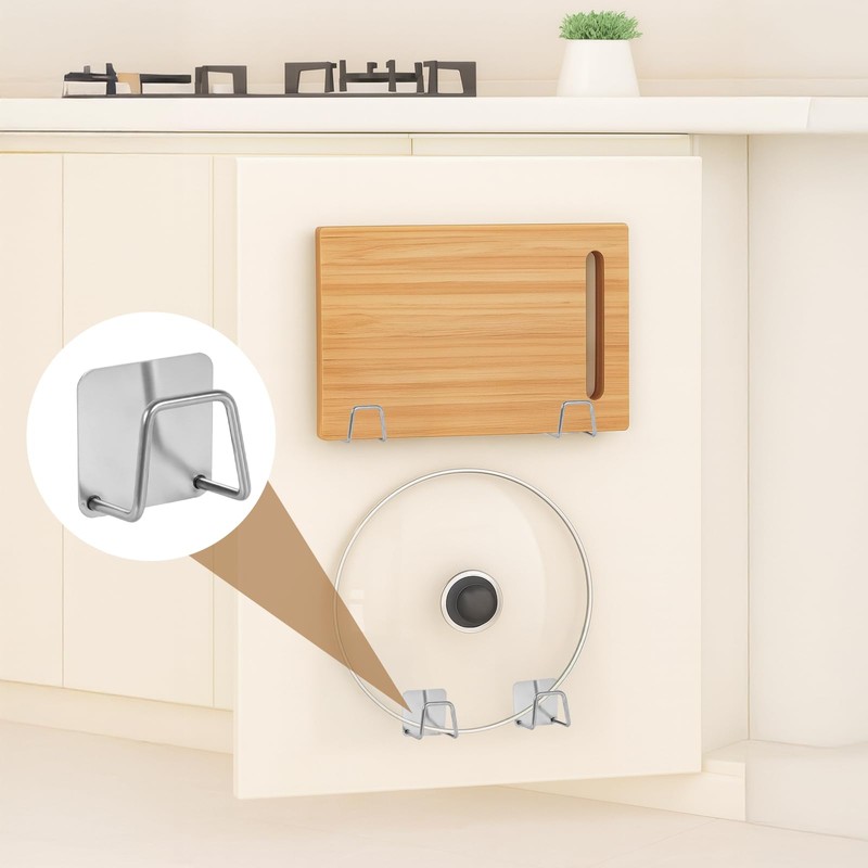 YCQDDA Under Cabinet Cutting Board Holder – 12 Pack Pot