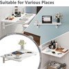 MCMACROS Wall Mounted Folding Table Space Saving Floating Desk for