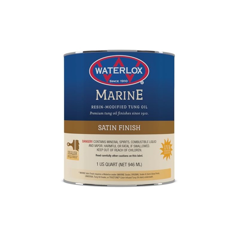 Waterlox Marine Satin Finish, 1 Quart