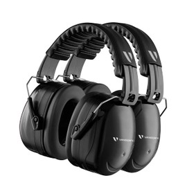 Vanderfields Hearing Protection Ear Muffs for Noise Reduction, 33dB Certified, Noise Cancelling Safety Ear Protection for Shooting, Adult Headphones for Lawn Mowing, DIY, Construction, Woodworking