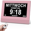 SINOIDEAS 3.0 Upgrade 7 Inch Digital Calendar, Senior Clock, Dementia
