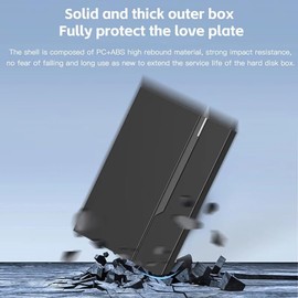 Snblzhef 2.5Inch External Hard Drive Enclosure USB 3.1 Hard Disk Case 6TB Supports 7mm 9.5mm SSD HDD for Laptop PC