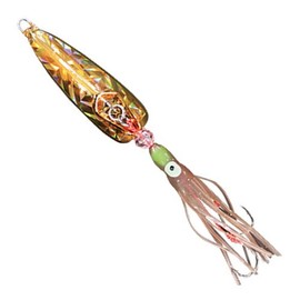 Hayabusa FS422-80-6 Inch Jack Eye Kick Bottom, 2.8 oz (80 g), Approx. 2.6 inches (65 mm), Gold, Metal Jig Lure