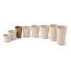 BIOZOYG 50x Disposable Coffee Cups 180 ml / 7.5 oz