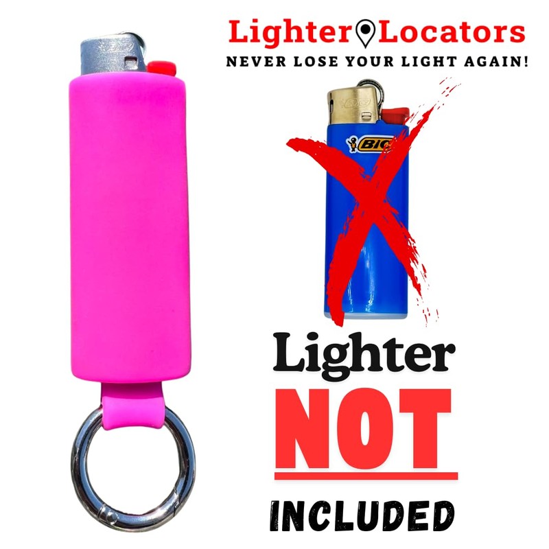 Lighter Holder for J6 BIC Lighters. Silicone case has a