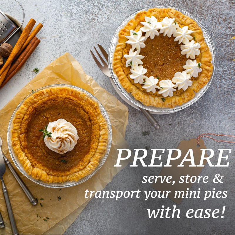 Spare Essentials (120 Pack) 5" Aluminum Pie Pans 5 Inch,