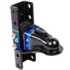 YEOPGYEON Adjustable Trailer Coupler and 5-Position Channel Bracket Kit, 2-5/16"